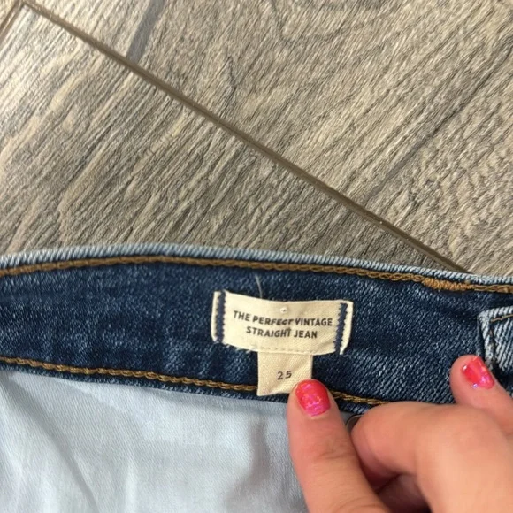 • Madewell • The Perfect Vintage Straight Jean in Bright Indigo Wash: Instacozy - Picture 5 of 6